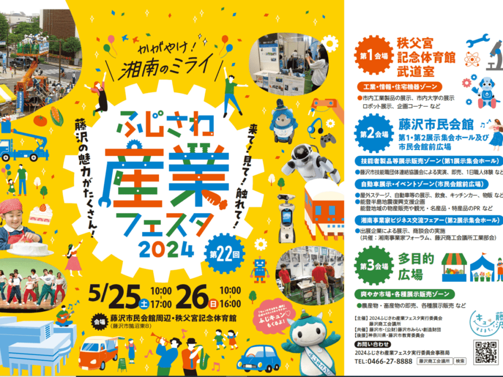 2024 ふじさわ産業フェスタ ポスター