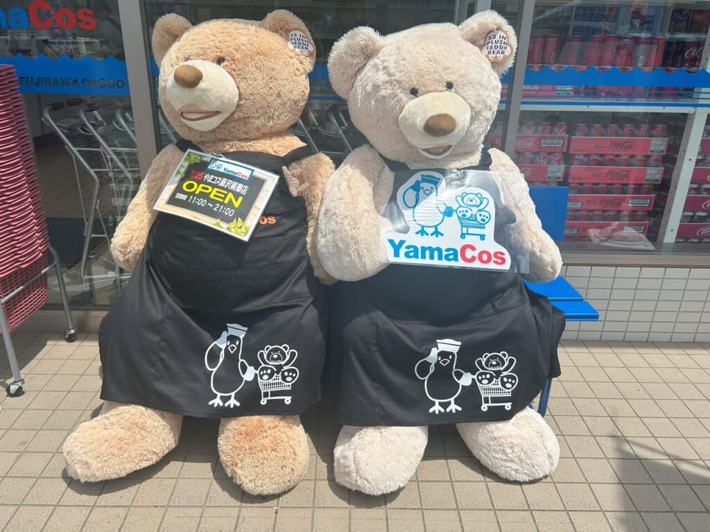 YamaCos藤沢獺郷店のクマたち