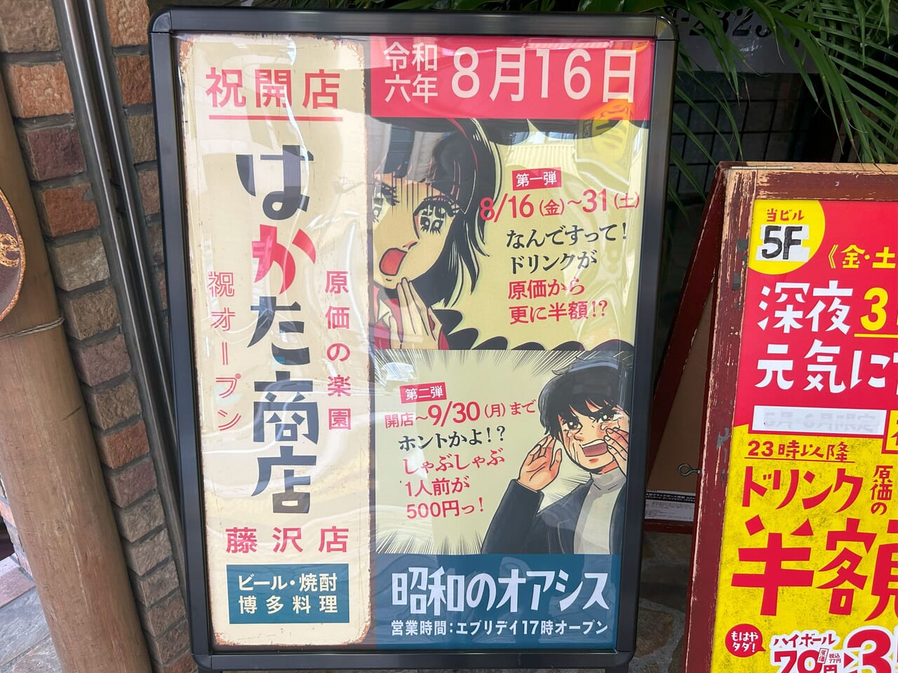 はかた商店藤沢店オープン記念キャンペーン