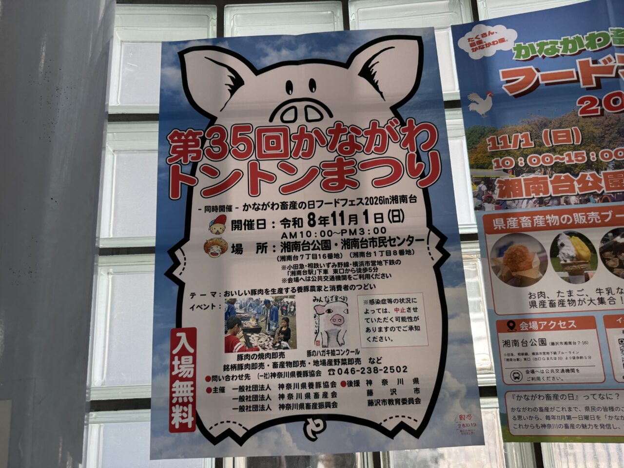 【藤沢市】湘南台公園で畜産イベント! 11月1日に「かながわ畜産の日フードフェス2026」が開催されます! 「第35回かながわトントンまつり」も同時開催♪