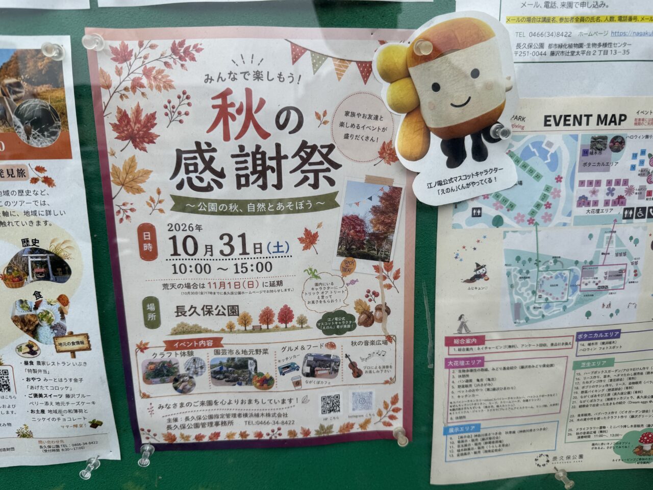 【藤沢市】長久保公園で10月31日に「秋の感謝祭」が開催されます! クラフト体験やグルメ、園芸市、地元野菜販売も♪