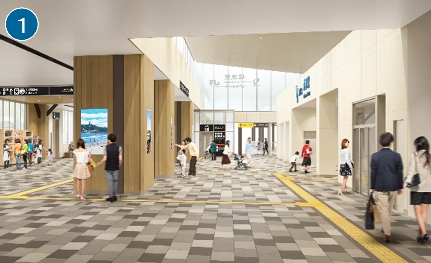 【藤沢市】藤沢駅の景色が変わります。小田急藤沢駅2階改札口が2026年1月24日から使用開始されます♪