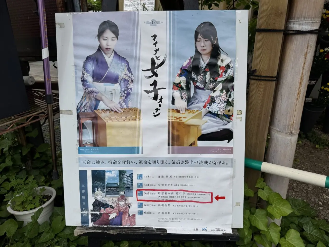第18期マイナビ女子オープン第3局in遊行寺