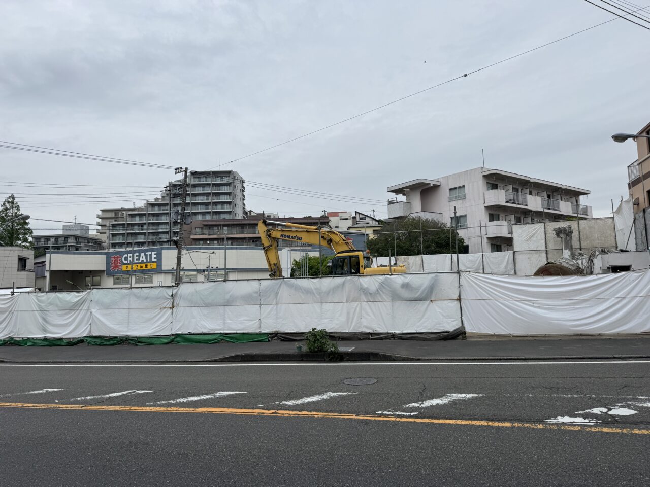 【藤沢市】善行のガソリンスタンドが姿を消す…「石井商会 」のあった場所で解体工事が進んでいました。